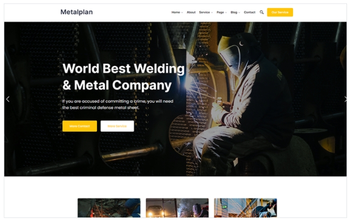 Metalplan – Metal Company WordPress Theme 1.0.1