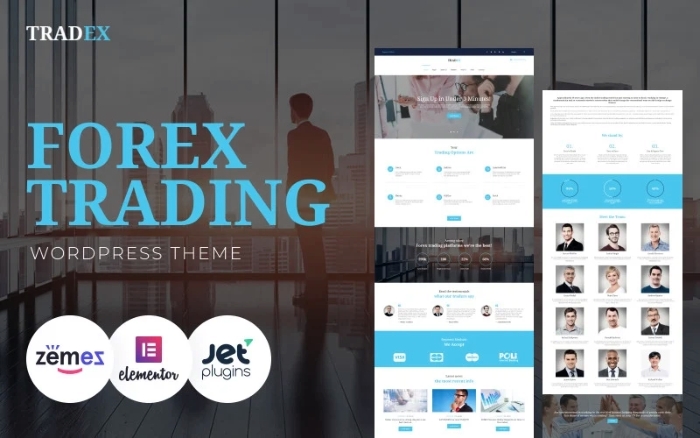 Tradex – Forex Trading WordPress Theme 1.0.1