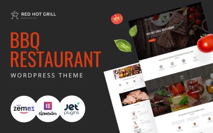 Red Hot Grill – Restaurant WordPress Theme 1.0.1