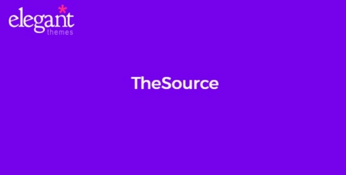 Elegant Themes TheSource 4.8.13