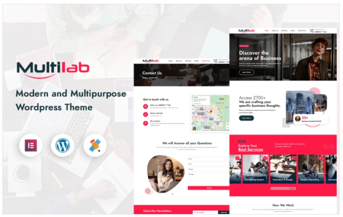 Multilab Consulting Business WordPress Theme 1.0.0