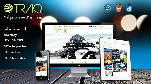Traq – Multipurpose WordPress Theme 1.03