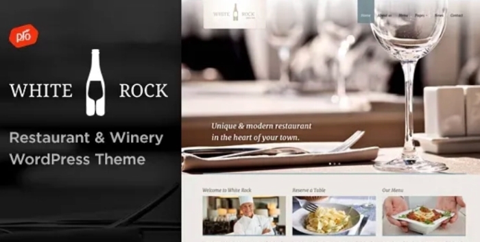 White Rock - Restaurant & Winery Theme 3.9
