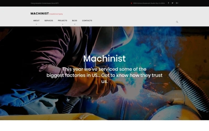 Machinist – Professional Industrial WP Theme 1.0.0
