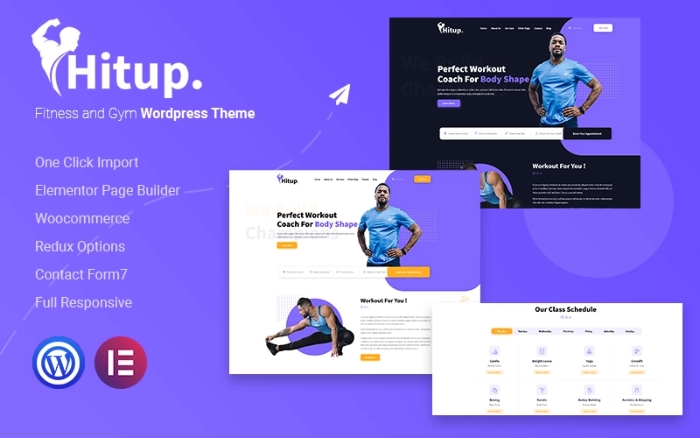 Hitup – Fitness and Gym WordPress Theme 1.0.0