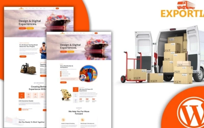 Expotia – Transportation and Logistic WP Theme 1.0.0