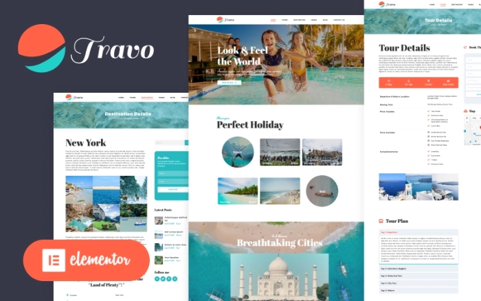 Travo – Travel & Tourism Elementor WP Theme 1.1.0