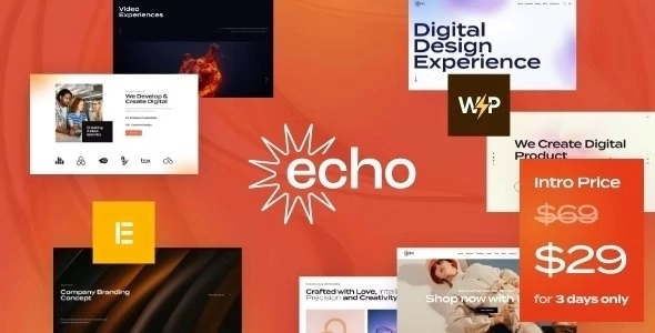 Echo – Digital Marketing & Creative Agency WP Theme 1.1.0
