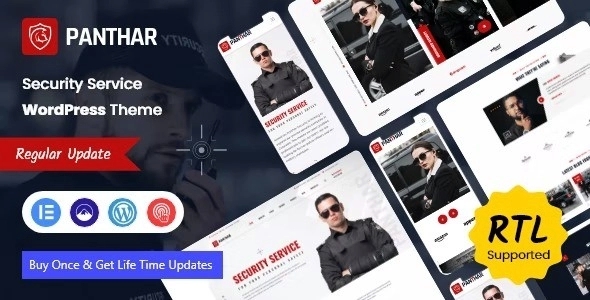 Panthar - Private Security & CCTV Service WP Theme + RTL 1.0.2