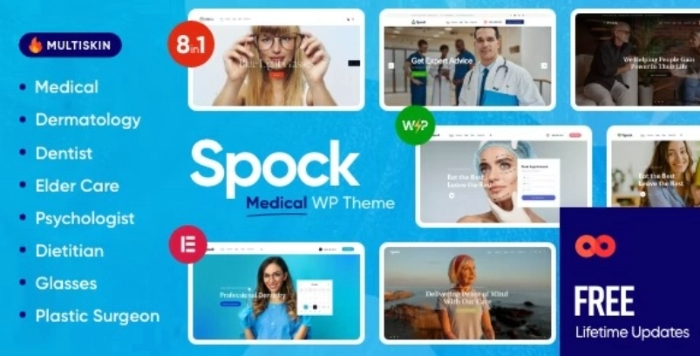 Spock – Medical Elementor Multi-skin WP Theme 1.3.0