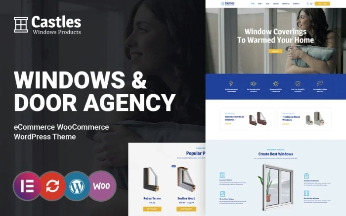 Castles – Windows & Doors Services Store WP Theme 1.0.0