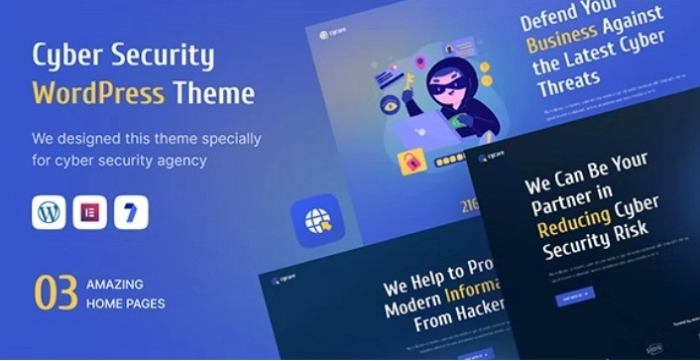 Cycure – Cyber Security Services WordPress Theme 1.0.1
