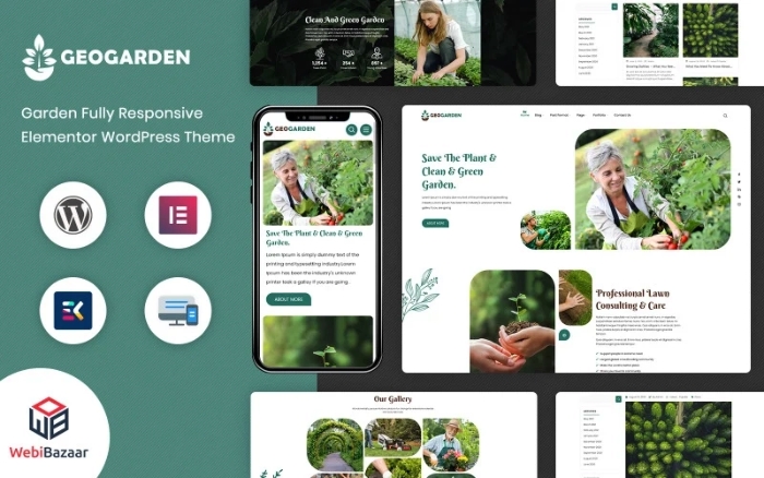 GeoGarden - Gardening and Landscaping WP Elementor Theme 1.0