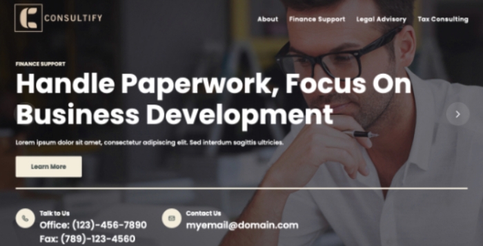 Consultify – Business Theme for Consulting Companies 1.0.0