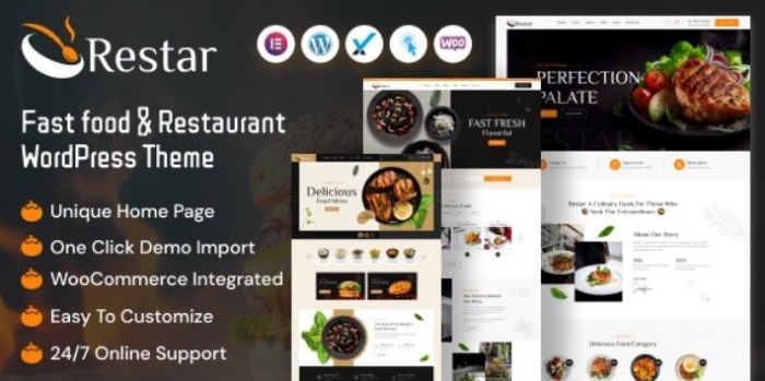 Restar – Fast Food & Restaurant WordPress Theme 1.0.0