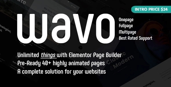 Wavo – Creative Portfolio & Agency Theme 2.2.3