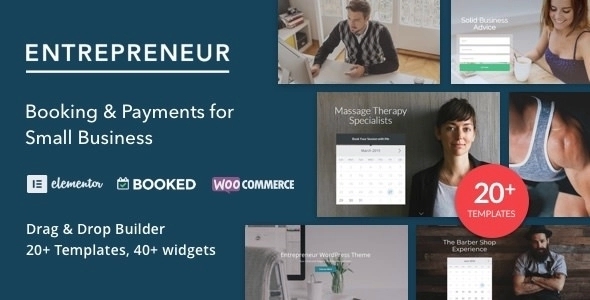 Entrepreneur – Booking for Small Businesses WP Theme 3.1.0