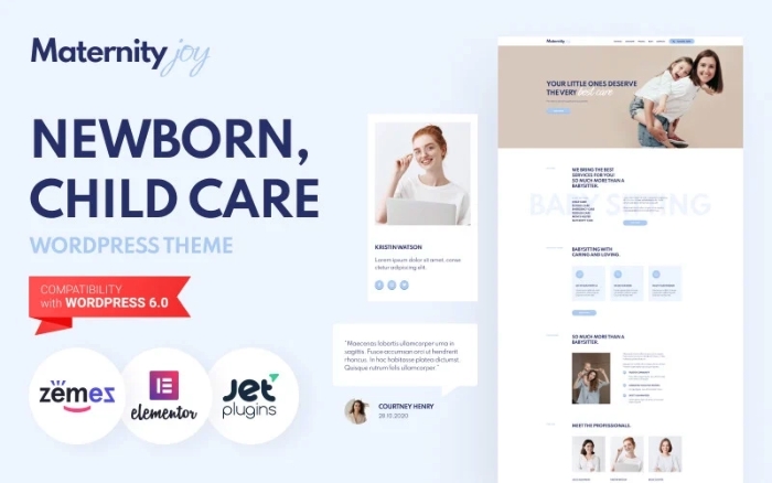 MaternityJoy – Newborn Child Care WordPress Theme 1.0.1