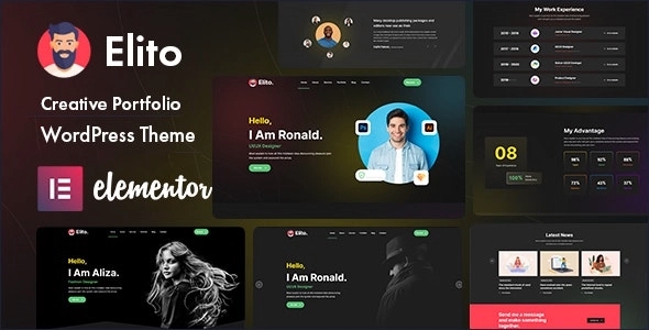 Elito – Creative Portfolio WordPress Theme 1.0.4