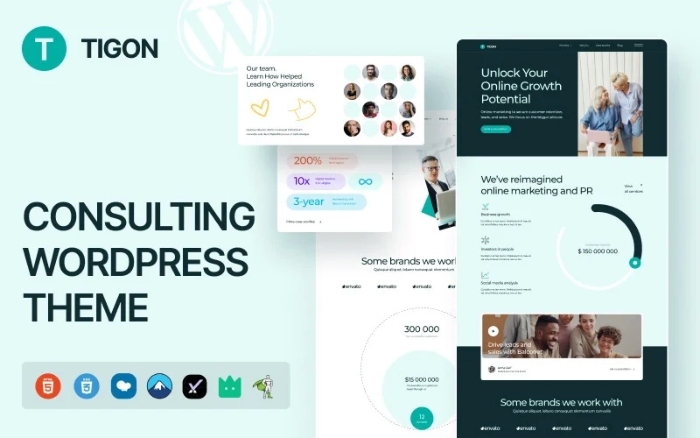 Tigon Consulting WordPress Theme 1.0.1
