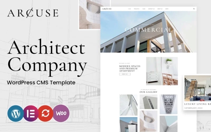 Arcuse – Real Estate & Architecture WordPress Theme 1.0.0