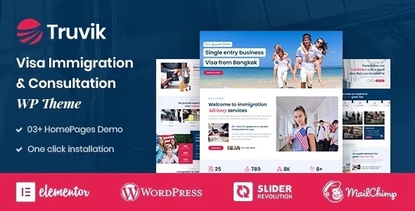 Truvik – Immigration Consulting WordPress Theme 1.0