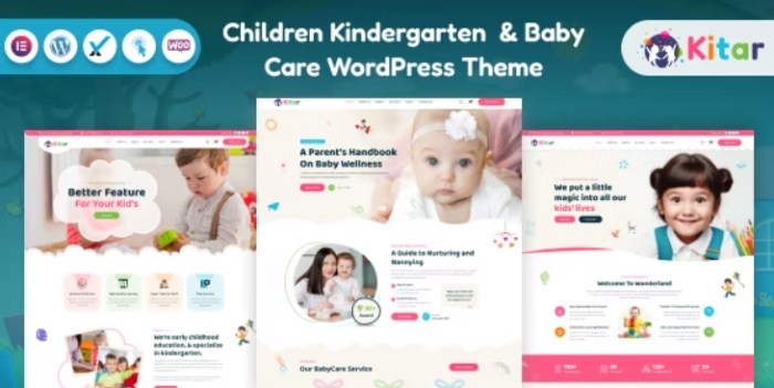Kitar – Children Kindergarten & Baby Care WP Theme 1.0.0