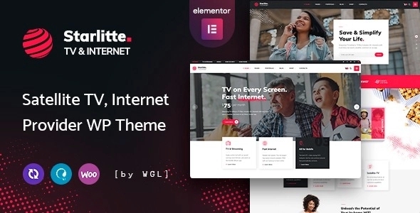 Starlitte – TV & Internet Provider WordPress Theme 1.0.9