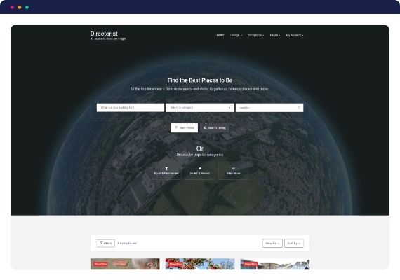 Directorist - Directoria Simple Directory WP Theme 2.2.6
