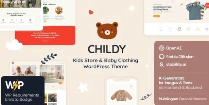 Childy - Kids Store & Baby Clothing WordPress Theme 1.1.0