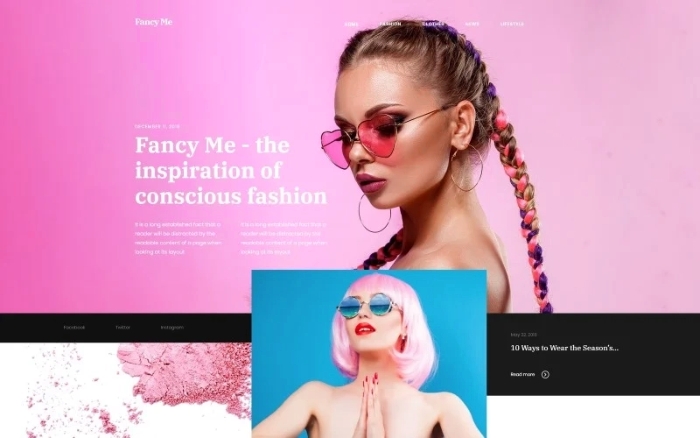 Fancy Me – Fashion Blog WordPress Elementor Theme 1.0.0