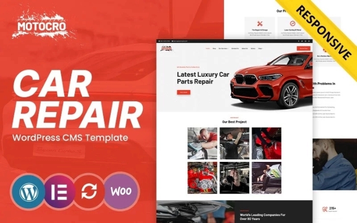 Motocro - Car Services and Auto Mechanic WP Theme 1.0.0