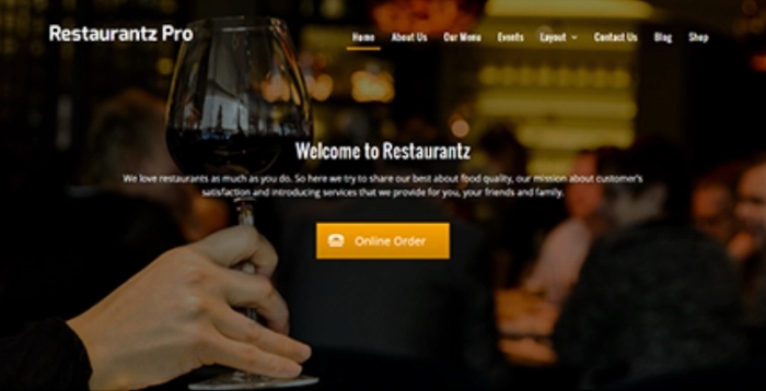 Restaurantz Pro Theme Palace 2.8