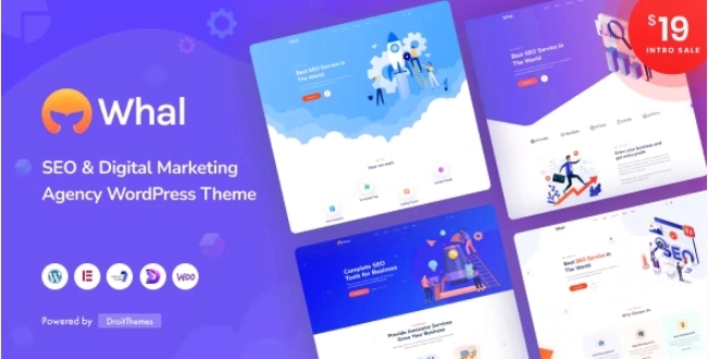 Whal – Digital Marketing & SEO WordPress Theme 1.0.8