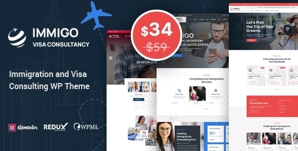 Immigo – immigration and Visa Consulting WP Theme 1.3