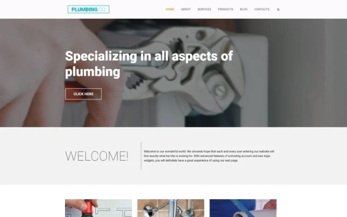 Plumbing Co WordPress Theme 1.0.0