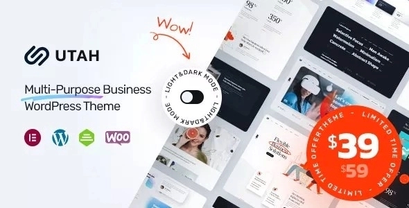 Utah – Multi-Purpose Business WordPress Theme 1.0.9