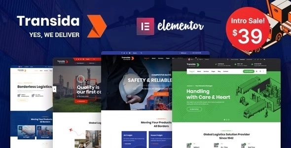 Transida – Logistics WordPress Theme 1.3