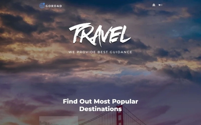 Goroad – Travel Agency Multipurpose Modern WordPress Elementor Theme 1.0.0