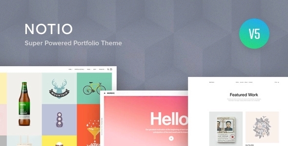 Notio – Creative Portfolio WordPress Theme 5.6.2