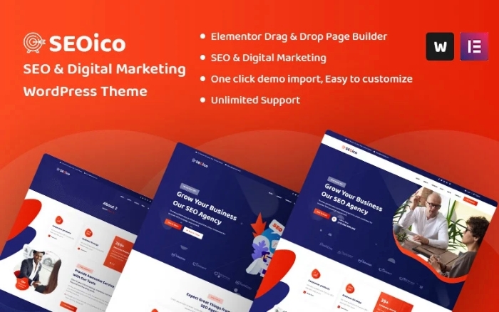 Seoico – SEO & Digital Marketing WordPress Theme 1.0.0