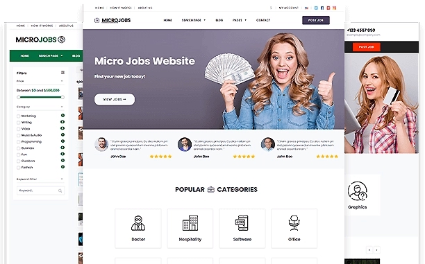 PremiumPress Micro Jobs Theme 10.3.0