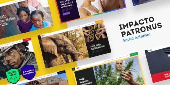 Impacto Patronus – Nature Protection Petitions & Social Activism WordPress Theme + RTL 1.5.1