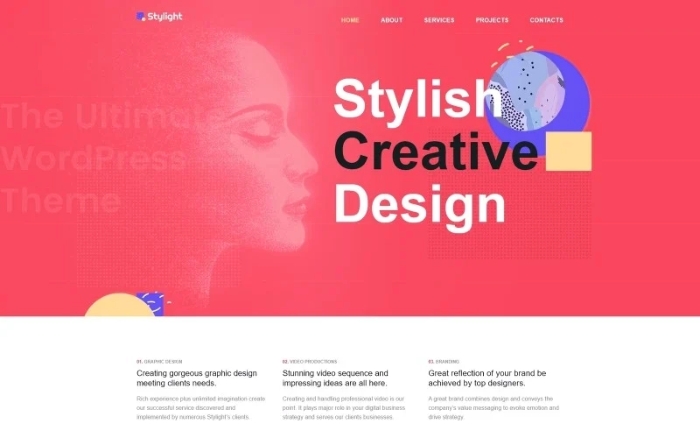 Stylight - Contemporary And Minimalistic Creative WP Theme 1.0.0