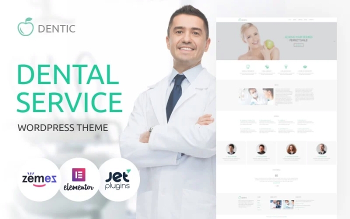 Dentic – Dentistry Multipurpose Classic WordPress Elementor Theme 1.0.0