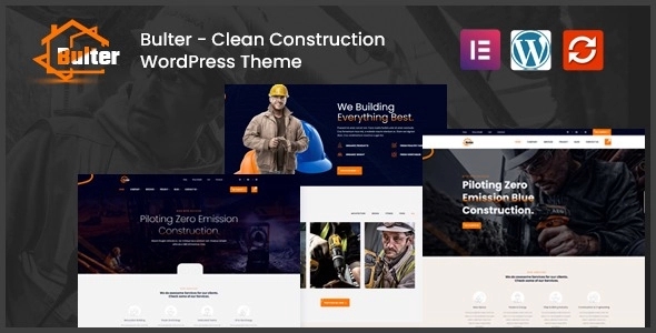 Bulter – Clean Construction WordPress Theme 1.0.5