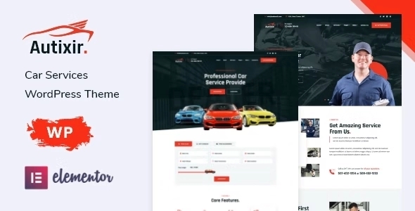 Autixir – Car Services Elementor WordPress Theme 1.0.2