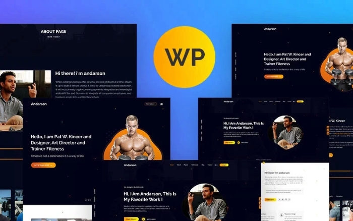 Andarson – Personal Portfolio Responsive WP Theme 2.0.0