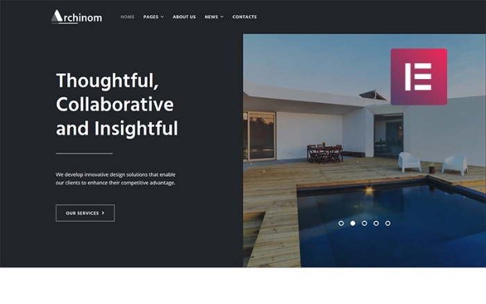 Archinom – Architect WordPress Elementor Theme 1.0.0