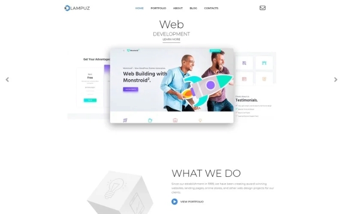 Lampuz – Web Development Multipurpose Animated WordPress Elementor Theme 1.2.6